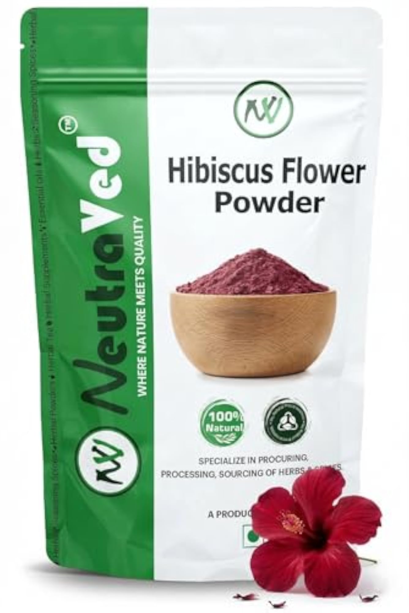 Hibiscus Powder for Hair Growth, 100g